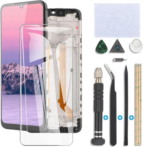 شاشة Ywlrong لأيقونة الكريكيت 6 شاشة استبدال شاشة LCD Touch Digitizer Assembly for Cricket Icon 6 SL219C مع أدوات (مع الإطار in Kuwait