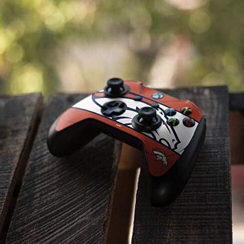 Skinit Skinit Gaming Gaming Skin متوافق مع جهاز التحكم في Xbox One Elite - تصميم كتلة منطقة NFL Denver Broncos المرخصة رسميًا in Saudi Arabia