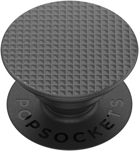 PopSOCKETS Pop-Grip Knurled Texture Black Smartphone Accessory for iPhone Android in Saudi Arabia