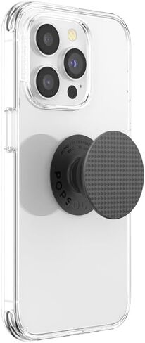 PopSOCKETS Pop-Grip Knurled Texture Black Smartphone Accessory for iPhone Android in Saudi Arabia