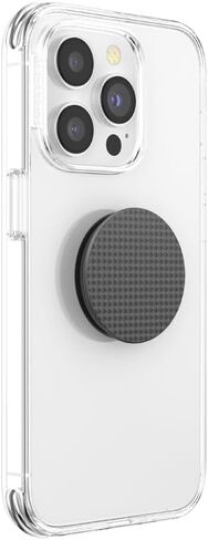 PopSOCKETS Pop-Grip Knurled Texture Black Smartphone Accessory for iPhone Android in Saudi Arabia