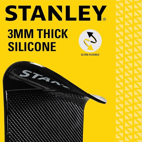 STANLEY 3.5" x 5.75" Extra‑Strong, Anti‑Slip Grip Dashboard Gel Pad | Thick Anti‑Slip Pad Leaves No Residue, Adheres to Clean Flat Surfaces, Reusable for Versatile Small‑Item Holding in Kuwait