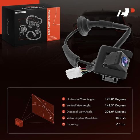 A-Premium Park Assist Camera View Backup Backup Camera متوافقة مع طرز Mazda-2017-2023 CX-5 CX5-استبدل# K12367RC0 in Saudi Arabia