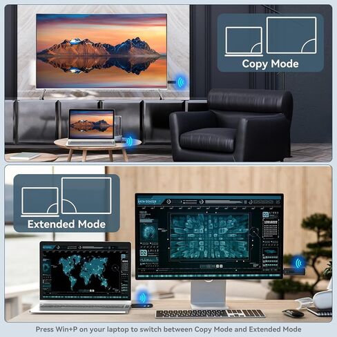 شاشة لمس شاشة تعمل باللمس 14 بوصة مع شاشة زجاجية مقسمة 2K مع جهاز إرسال ومستقبل HDMI اللاسلكي اللاسلكي in Kuwait
