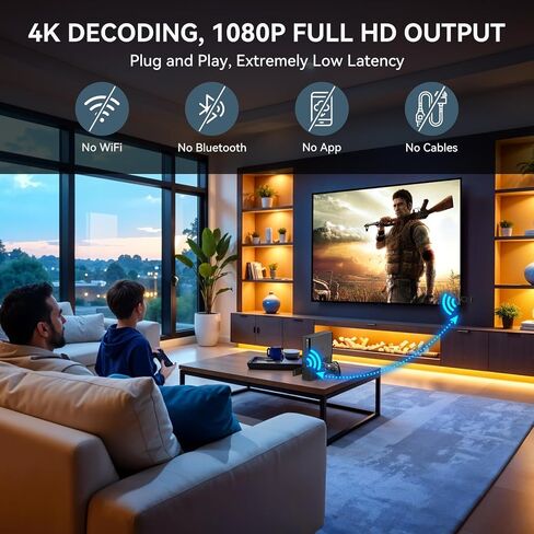 شاشة لمس شاشة تعمل باللمس 14 بوصة مع شاشة زجاجية مقسمة 2K مع جهاز إرسال ومستقبل HDMI اللاسلكي اللاسلكي in Kuwait