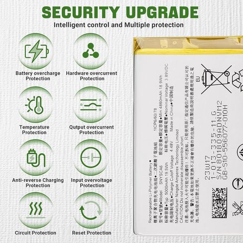 بطارية Snysca6 جديدة قابلة لإعادة الشحن متوافقة مع So-Ny Xperia 1 IV مع مجموعة أدوات الإصلاح المطورة in Saudi Arabia