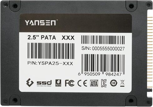 Yansen 64GB 2.5 بوصة Pata/IDE 44-Pin SSD Solid Disk (MLC Flash) in Kuwait