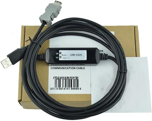 USB-CSD5 for A-B servo Programming Cable Download Cable CSD5 Debugging Cable Black 3 Meters in Saudi Arabia