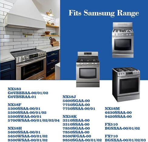 الموقد على شكل حرف L 16 بوصة ل Samsung Range Oven Bake Burner DG62-00066A ، يناسب قطع الغيار Samsung NX58H5600SS in Saudi Arabia