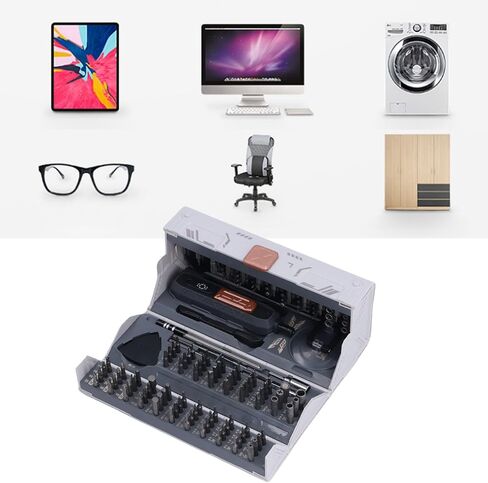 Accuracy Kit, Screw Driver Kit with Extension Bars, 160 Bits, Portable Repair Tool Kit for Electronic Repair, PC, Laptop, Smartphone, Keyboard, Jewelry Glasses in Saudi Arabia