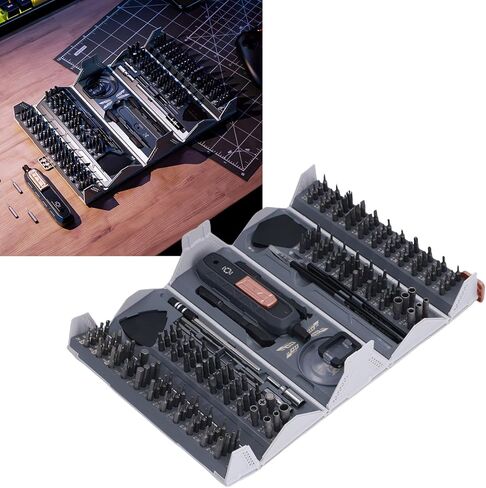 Accuracy Kit, Screw Driver Kit with Extension Bars, 160 Bits, Portable Repair Tool Kit for Electronic Repair, PC, Laptop, Smartphone, Keyboard, Jewelry Glasses in Saudi Arabia