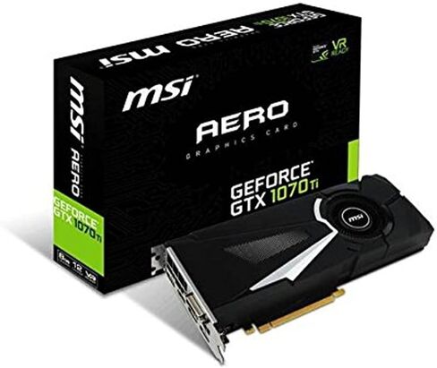 MSI Gaming GeForce GTX 1070 TI 8GB GDRR5 256 بت HDCP دعم DirectX 12 SLI Single Fan VR CARD in Saudi Arabia