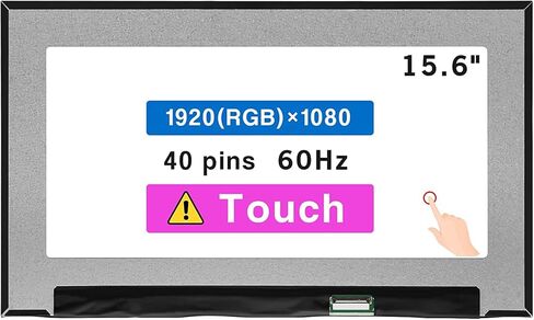 15.6 "استبدال شاشة اللمس لـ HP Probook 450 G8 G9 455 G9 for EliteBook 850 855 G7 G8 LCD لوحة عرض 40 PIN FHD 1920 * 1080 (ليس لللمس) in Saudi Arabia