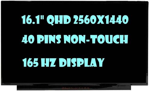 شاشة LCD جديدة Krystalpix نوتية-N13808-001 لوحة استبدال HP Omen 16-K0033DX 16-K0023DX شاشة LCD شاشة 16.1 "QHD 165Hz عرض جديد غير ملمس جديد in Saudi Arabia