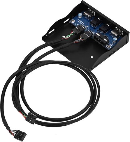 اللوحة الأمامية المرنة ، محور اللوحة الأمامية للمعادن USB2.0 ، لوحة أمامية حمراء 3.5 بوصة لسطح مكتب الكمبيوتر in Kuwait