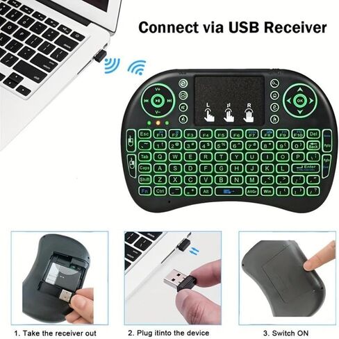 لوحة مفاتيح Mini المحمولة - لوحة مفاتيح سلكية USB مضغوطة للتعلم والسفر واستخدام المكتب - خفيفة الوزن ، دائمة ، قابس وتشغيل in Saudi Arabia