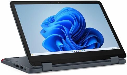 Lenovo 300W Gen 5 83LF0005US 11.6 "Touchcreen Convertible 2 في 1 دفتر ملاحظات - HD - 60 Hz - Intel N -Series N150-8 GB - 128 GB SSD - لوحة المفاتيح الإنجليزية - Slate Gray - Intel Chip - 1366 X 768 - Windows 11 in Kuwait