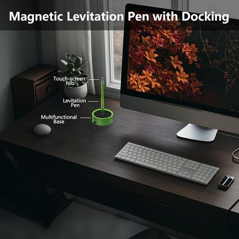 Multifunction Magnetic Levitation Pen with Docking Station, USB3.0 Port, 3-in-1 USB-C Hub & 1000Mbps Ethernet, Ideal/Perfect for Business Gifts in Saudi Arabia
