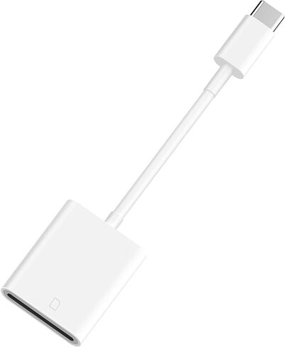[MFi Certified] USB Type C SD Card Reader Compatible for iPhone 16/16 Plus/16 Pro/16 Pro Max/15/15 Plus/15 Pro/15 Pro Max, Type C to Memory Card Reader Trail Camera Viewer SD Card Adapter in Saudi Arabia