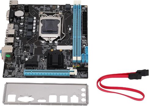 Kimiss Micro ATX Motherboard for Desktop ، H61 ، LGA 1155 CPU Slot ، 6 USB2.0 ، DDR3 ، M.2 NVME NGFF ، in Saudi Arabia