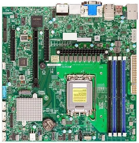Supermicro 266556 Mb Mbd-x13saz-f-o R680e S1700 Max128gb Ddr5 Micro-atx Retail in Saudi Arabia