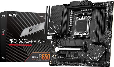MSI PRO B650M-A WIFI motherboard AMD B650 Socket AM5 micro ATX (Renewed) in Saudi Arabia