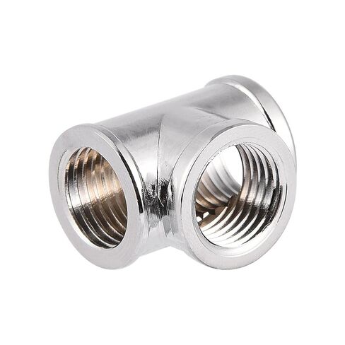 Aramox 3 Way Fitting Female T Splitter G1/4 Thread Brass for PC Water Cooling System in Saudi Arabia