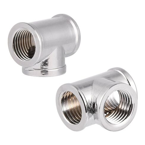 Aramox 3 Way Fitting Female T Splitter G1/4 Thread Brass for PC Water Cooling System in Saudi Arabia