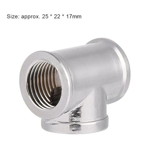 Aramox 3 Way Fitting Female T Splitter G1/4 Thread Brass for PC Water Cooling System in Saudi Arabia