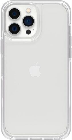 Otterbox iPhone 13 Pro (فقط فقط) سلسلة التماثل - سفن وحدة واحدة في polybag ، مثالية لعملاء الأعمال - الأسود ، الشحن الأسود ، الشحن اللاسلكي المتوافق ، حماية الكاميرا والشاشة المرفوعة in Kuwait