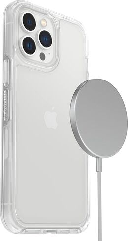 Otterbox iPhone 13 Pro (فقط فقط) سلسلة التماثل - سفن وحدة واحدة في polybag ، مثالية لعملاء الأعمال - الأسود ، الشحن الأسود ، الشحن اللاسلكي المتوافق ، حماية الكاميرا والشاشة المرفوعة in Kuwait