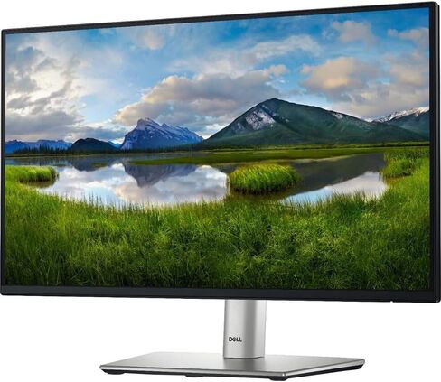 Dell DELL-P2225H 22 inch Full HD 100Hz 16:9 1ms IPS Monitor Black and Silver 2 Pack Bundle with Deco Gear 6FT Universal 4K HDMI 2.0 Cable with 28AWG Pure Copper Conductors in Saudi Arabia