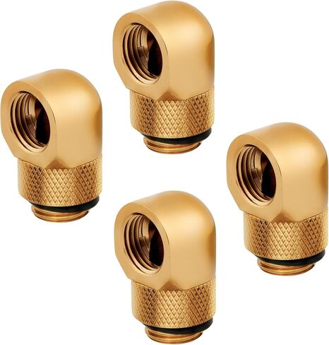 Corsair Hydro X Series 90 درجة محول دوارة ، أسود ، 4 عبوات in Saudi Arabia