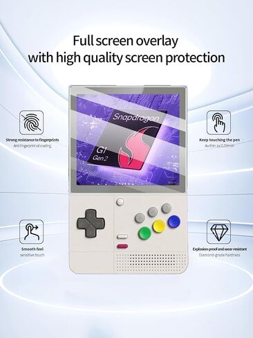 واقي الشاشة لوحدة التحكم في لعبة Retroid Pocket Classic Handheld ، فيلم ناعم عالي الدقة ، واضحة ، واضحة ، وخالية من الفقاعات مع طقم التثبيت السهل ، 2 عبوة in Kuwait