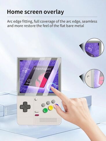 واقي الشاشة لوحدة التحكم في لعبة Retroid Pocket Classic Handheld ، فيلم ناعم عالي الدقة ، واضحة ، واضحة ، وخالية من الفقاعات مع طقم التثبيت السهل ، 2 عبوة in Kuwait