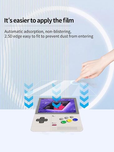 واقي الشاشة لوحدة التحكم في لعبة Retroid Pocket Classic Handheld ، فيلم ناعم عالي الدقة ، واضحة ، واضحة ، وخالية من الفقاعات مع طقم التثبيت السهل ، 2 عبوة in Kuwait