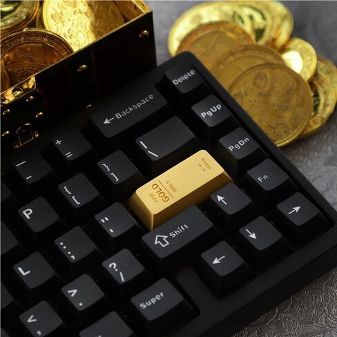 Gold Bar Keycap ، R2 أدخل CNC Cnc Custom Keycap للوحة المفاتيح الميكانيكية (لامعة) in Kuwait