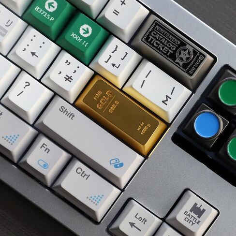 Gold Bar Keycap ، R2 أدخل CNC Cnc Custom Keycap للوحة المفاتيح الميكانيكية (لامعة) in Kuwait