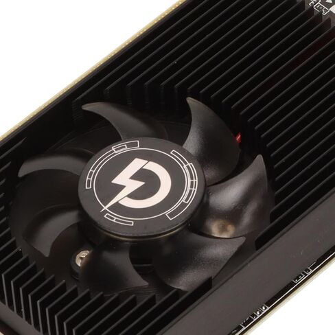 Dilwe GT730 Low Gaming Graphics Card, 2GB GDDR3 Single Fan Low Graphics Card 128bit 700 MHz/2668 MHz with PCB Board VGA, HDMI, DVI Interface for GT730 2G128bit in Saudi Arabia