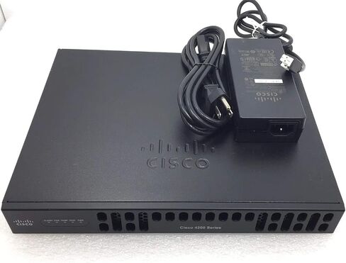 Cisco ISR4221/K9 4221 ISR 2x Onboard GE 2x NIM 1X ISC 4GB Flash 4GB RAM ROUTER (متجدد) in Saudi Arabia