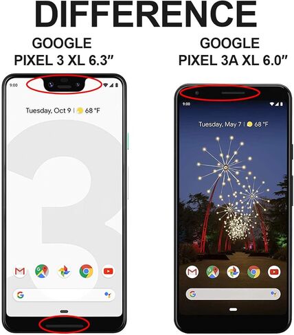 Amoled Touch Screen Compatible with Google Pixel 3XL G020B 6.3" Touch Screen Display Assembly Digitizer Glass LCD with Adhesive+Tools in Saudi Arabia