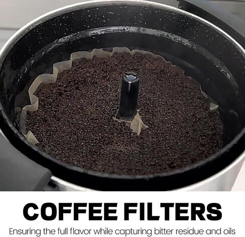 MIMORE Coffee Filters - 100 PCS Percolator Coffee Filters for Hamilton Beach 45 Cup Coffee Urn Filters - Disposable Paper Coffee Filter Basket in Kuwait
