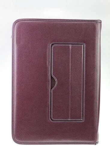 Contour Series - Purple Heavy Duty Leather Protective Case - Compatible with Lenovo Yoga Book 9i 13.3" 2 in 1 Laptop in Saudi Arabia