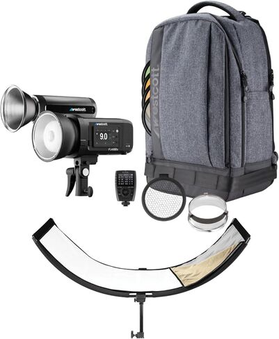Westcott FJ Wireless 2 Light Portable Portrait Flash Kit with FJ X3 M Wireless Trigger and Eyelighter Bundle (31 Items) in Saudi Arabia