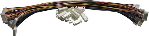 8 PCS 7 PIN JST XH Female Connector on Both Side - 300mm 1007 26 AWG & 16 PCS 7 PIN JST XH Male Connector in Saudi Arabia