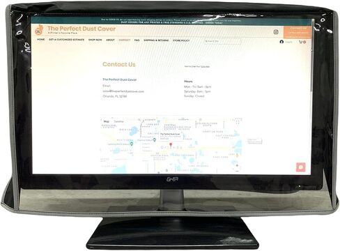 غطاء مراقبة أسود بحري مع واجهة واضحة متوافقة مع شاشة HP FHD 24 "، وغطاء الغبار المضاد للثبات ، ومقاوم للماء من غلاف الغبار المثالي LLC in Saudi Arabia