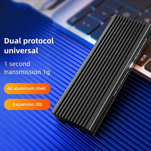 M.2 NVME 2230 SSD Upnosure USB C Adapter ، Pocket USB C 3.1 Gen2 إلى NVME Adapter 2242 2260 2280 مع بروتوكول تسريع UASP يدعم وظيفة OTG للكمبيوتر الشخصي in Saudi Arabia
