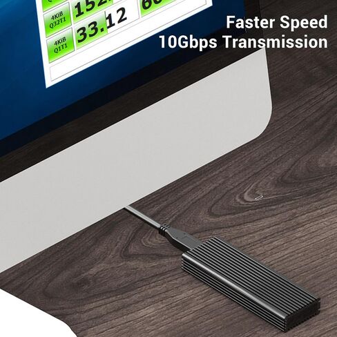M.2 NVME 2230 SSD Upnosure USB C Adapter ، Pocket USB C 3.1 Gen2 إلى NVME Adapter 2242 2260 2280 مع بروتوكول تسريع UASP يدعم وظيفة OTG للكمبيوتر الشخصي in Saudi Arabia