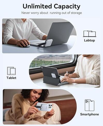 ORICO 2TB Magnetic External SSD Up to 2000MB/s, Portable Solid State Drive + Portable Protection Case for External SSD Hard Drive K20mini in Saudi Arabia