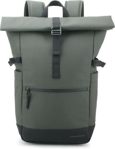 حقيبة الظهر Orendo & Co Signature Rolltop (الأخضر) in Saudi Arabia